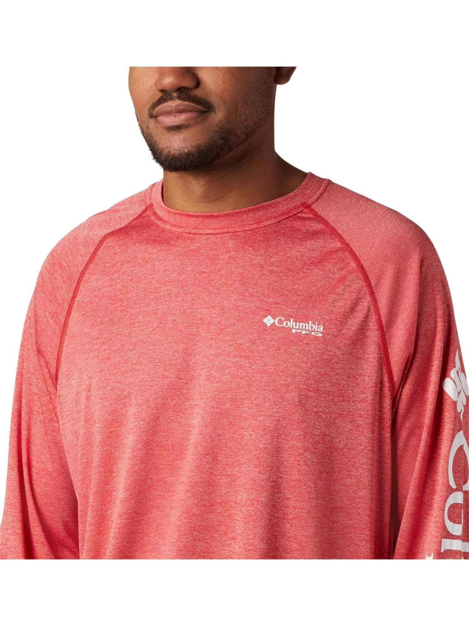 T-shirt sport hommes Terminal Tackle Heather LS 4/5