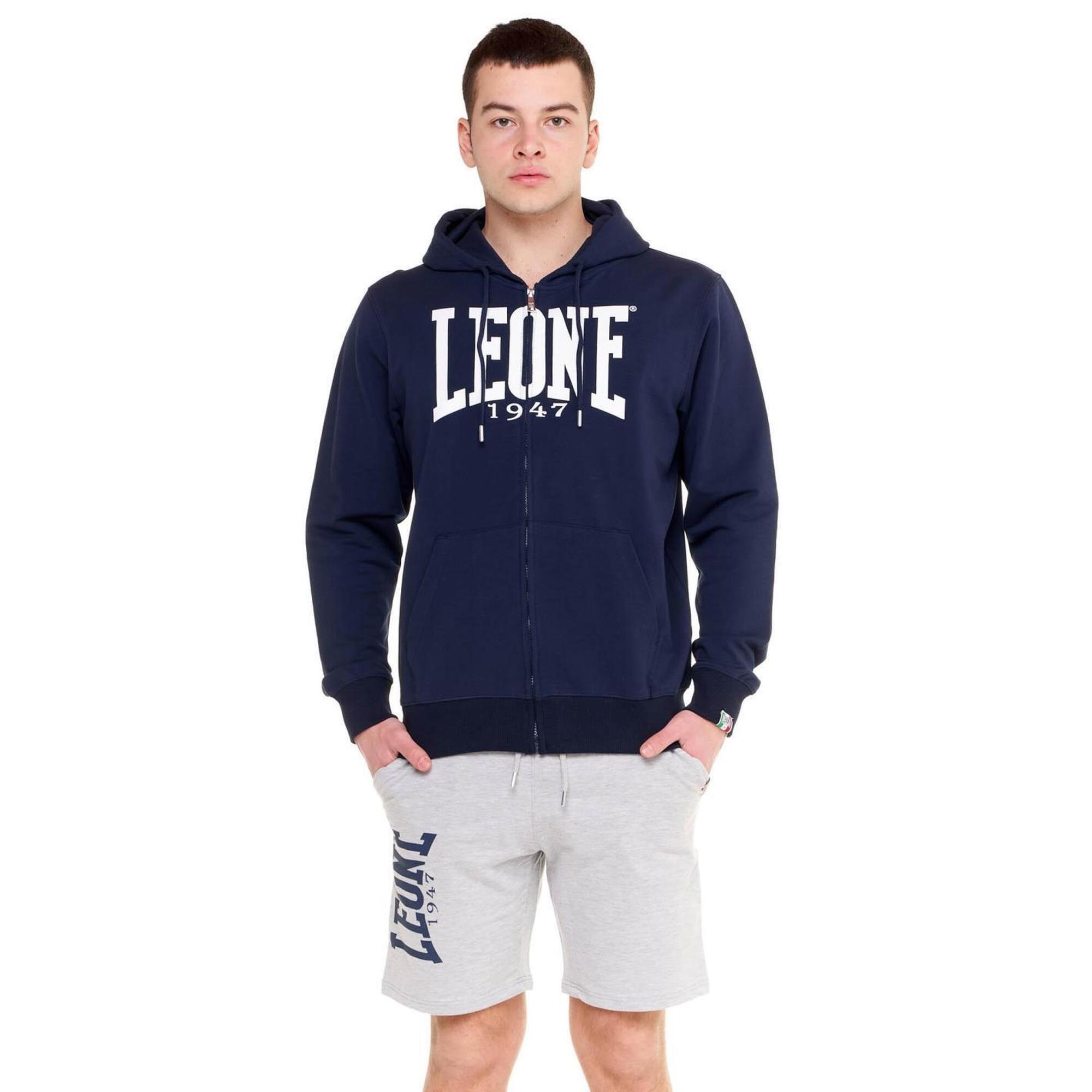 Leone 1947 Apparel - Sweat À Capuche Zippé Leone 1947 Apparel Pour Homme - Sweat-shirt - Bleu - 56 3xl - Decathlon