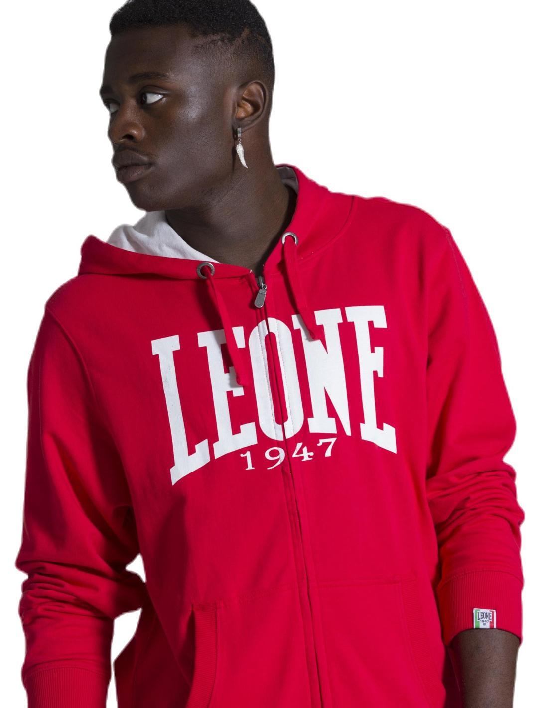 Felpa da uomo con cappuccio e zip Leone 1947 Apparel 5/5