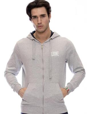 Felpa da uomo con cappuccio e zip Leone 1947 Apparel