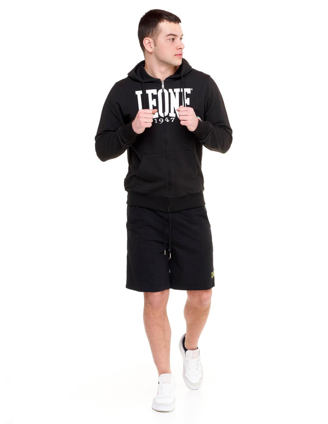 Felpa da uomo con cappuccio e zip Leone 1947 Apparel 2/5