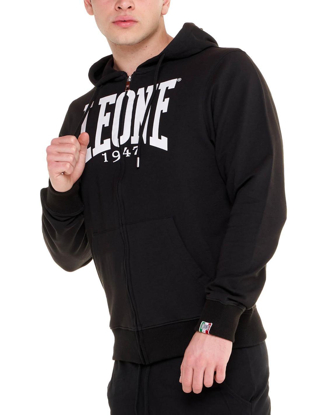 Felpa da uomo con cappuccio e zip Leone 1947 Apparel 5/5