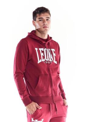 Felpa da uomo con cappuccio e zip Leone 1947 Apparel