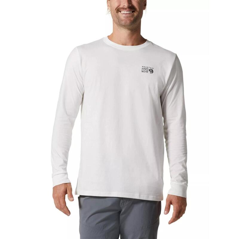 Langarm-Shirt MHW Logo in a Box Long Sleeve Herren - grau