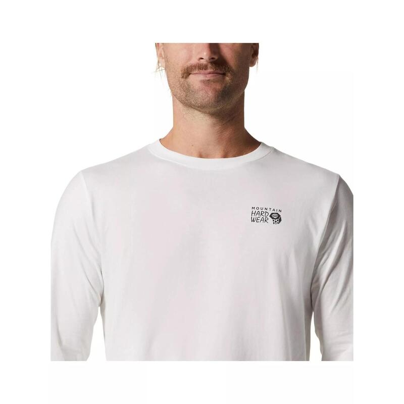 Langarm-Shirt MHW Logo in a Box Long Sleeve Herren - grau