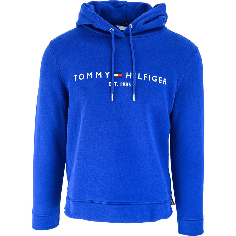 Hanorac femei Tommy Hilfiger Fleece Logo Hoody, Albastru
