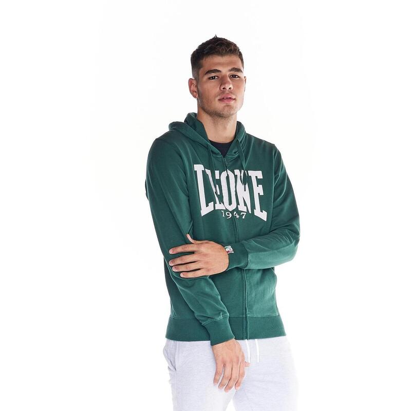 Sudadera con capucha y cremallera Leone 1947 Apparel para hombre