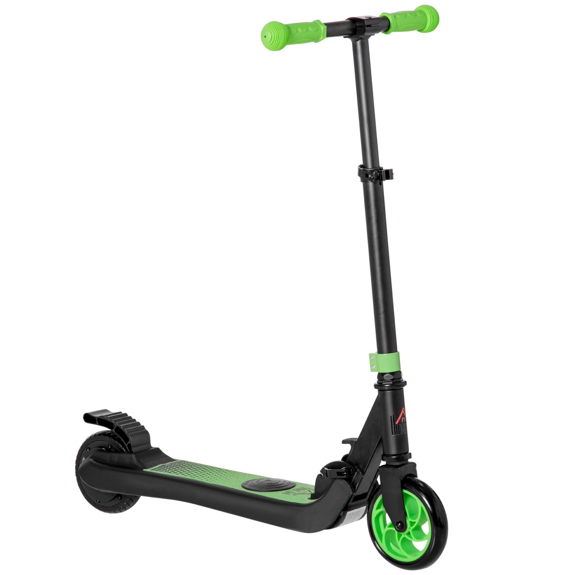 HOMCOM HOMCOM Monopattino Elettrico Pieghevole per Bambini 6+ Anni Nero e Verde