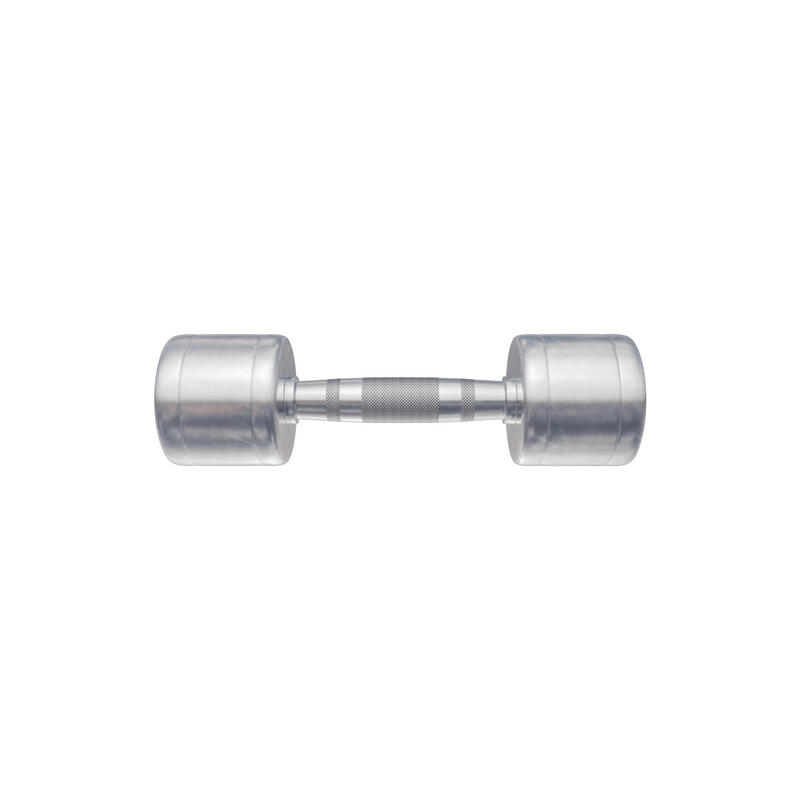 Dumbellset 14 kg - 2x7 kg - Halterset - Vaste dumbbells - Chroom