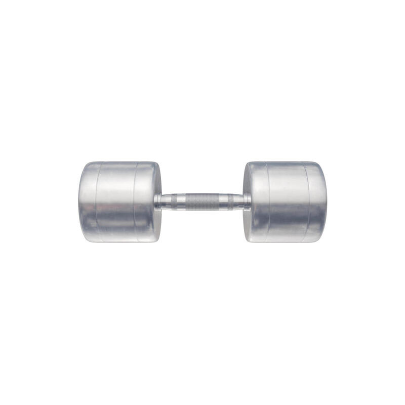 Dumbellset 25 kg - 2x12,5 kg - Halterset - Vaste dumbbells - Chroom