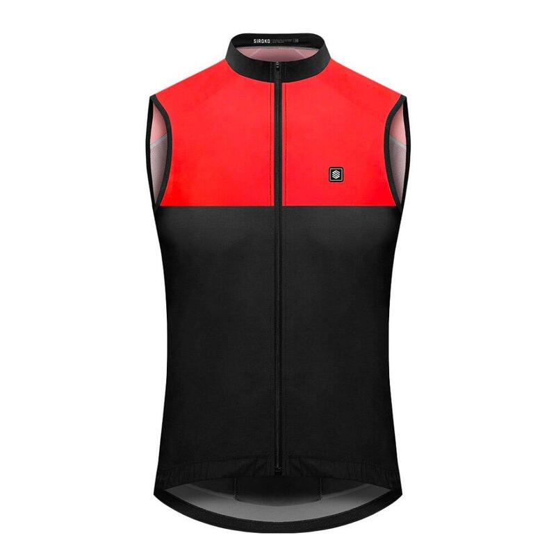 Gilet vélo coupe-vent femme Cyclisme V1-W Richmond Noir