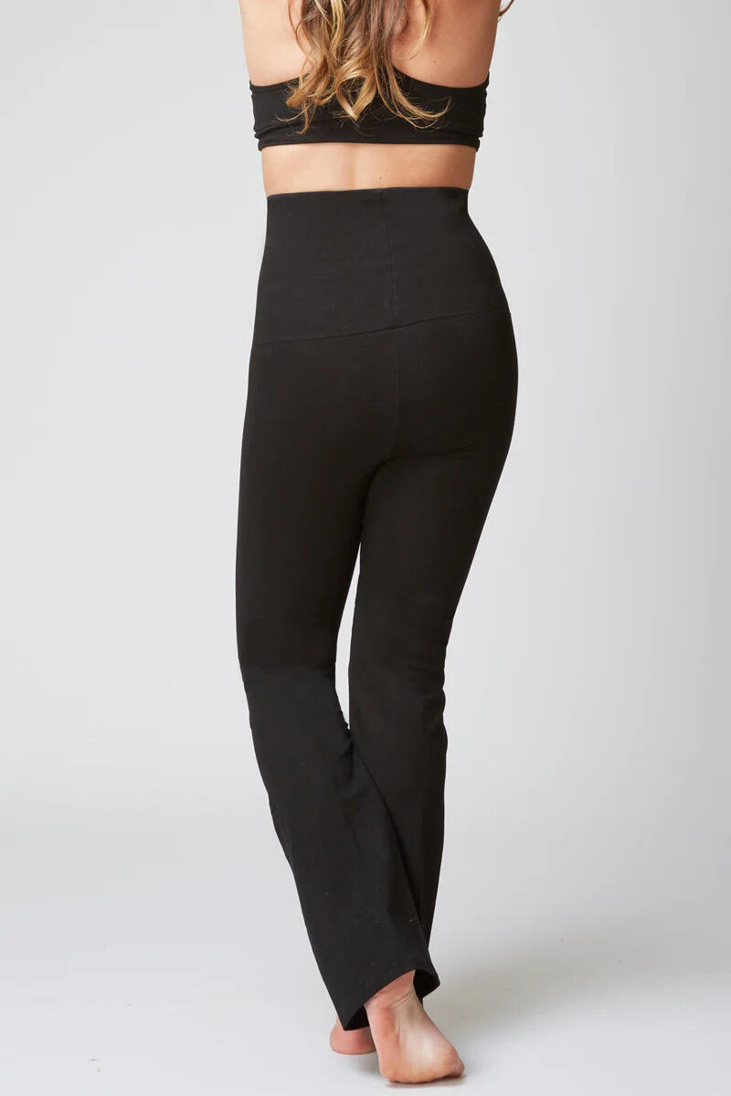 Extra Strong Compression High Waisted Bootleg Black 6/6