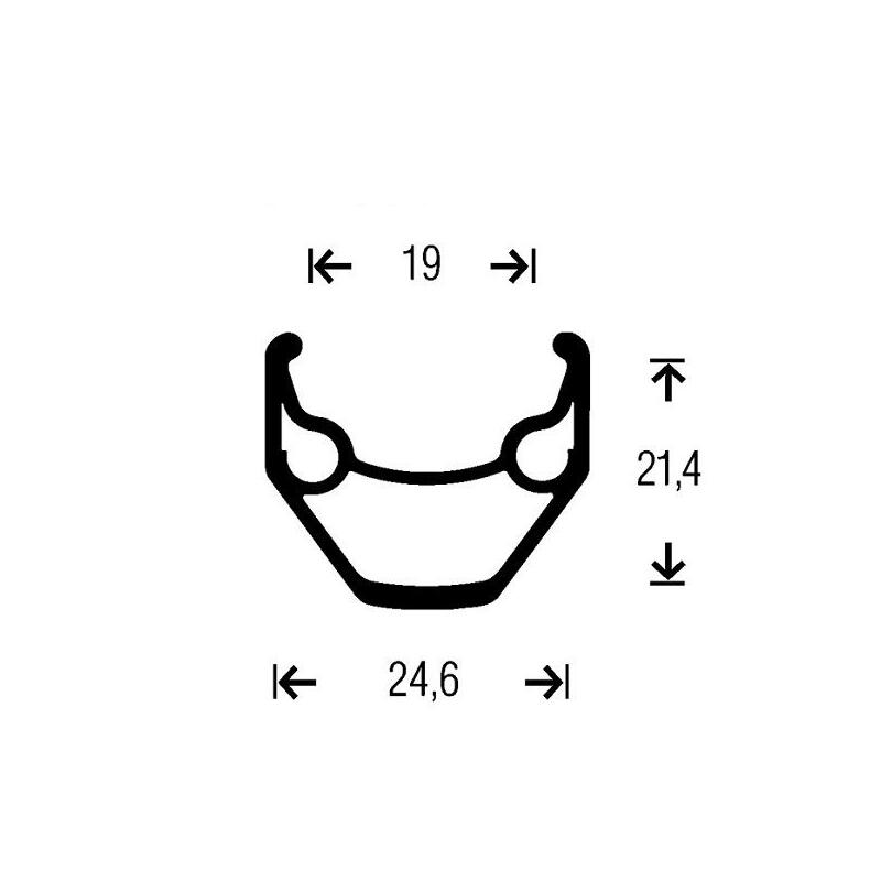 Cassetta della ruota posteriore Gurpil Xm-1 V/Brake