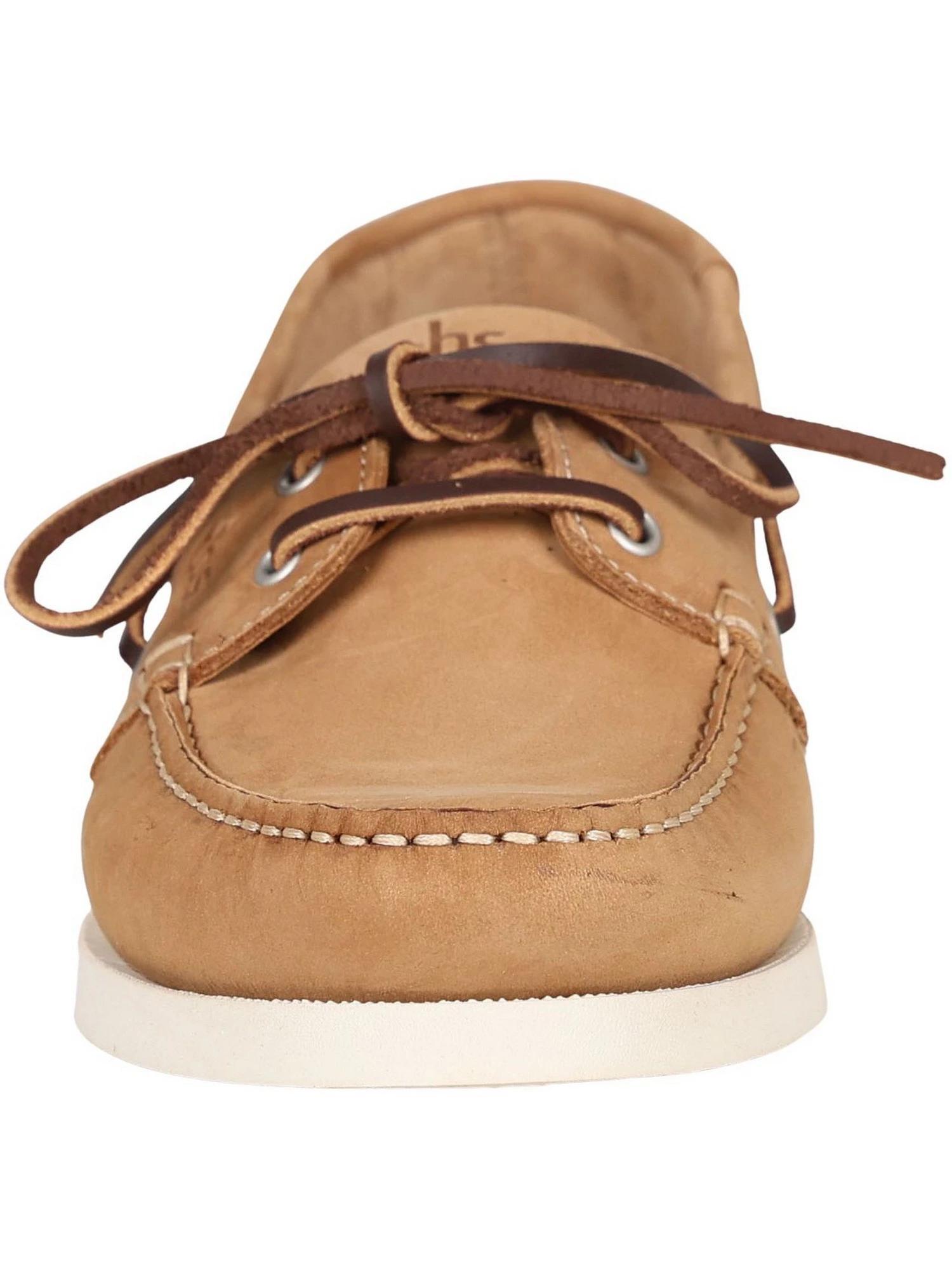 Chaussures bateau homme PHENIS Havane - cuir, lacets cuir 6/7