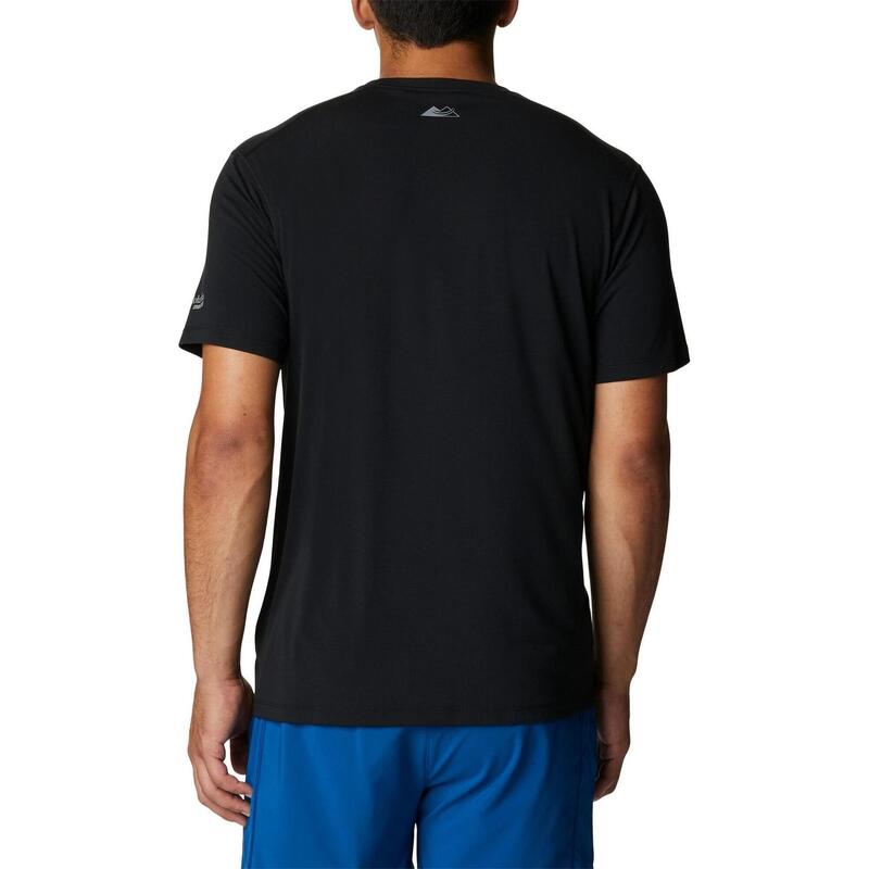 M Endless Trail Running Tech Tee férfi rövid ujjú sport póló - fekete