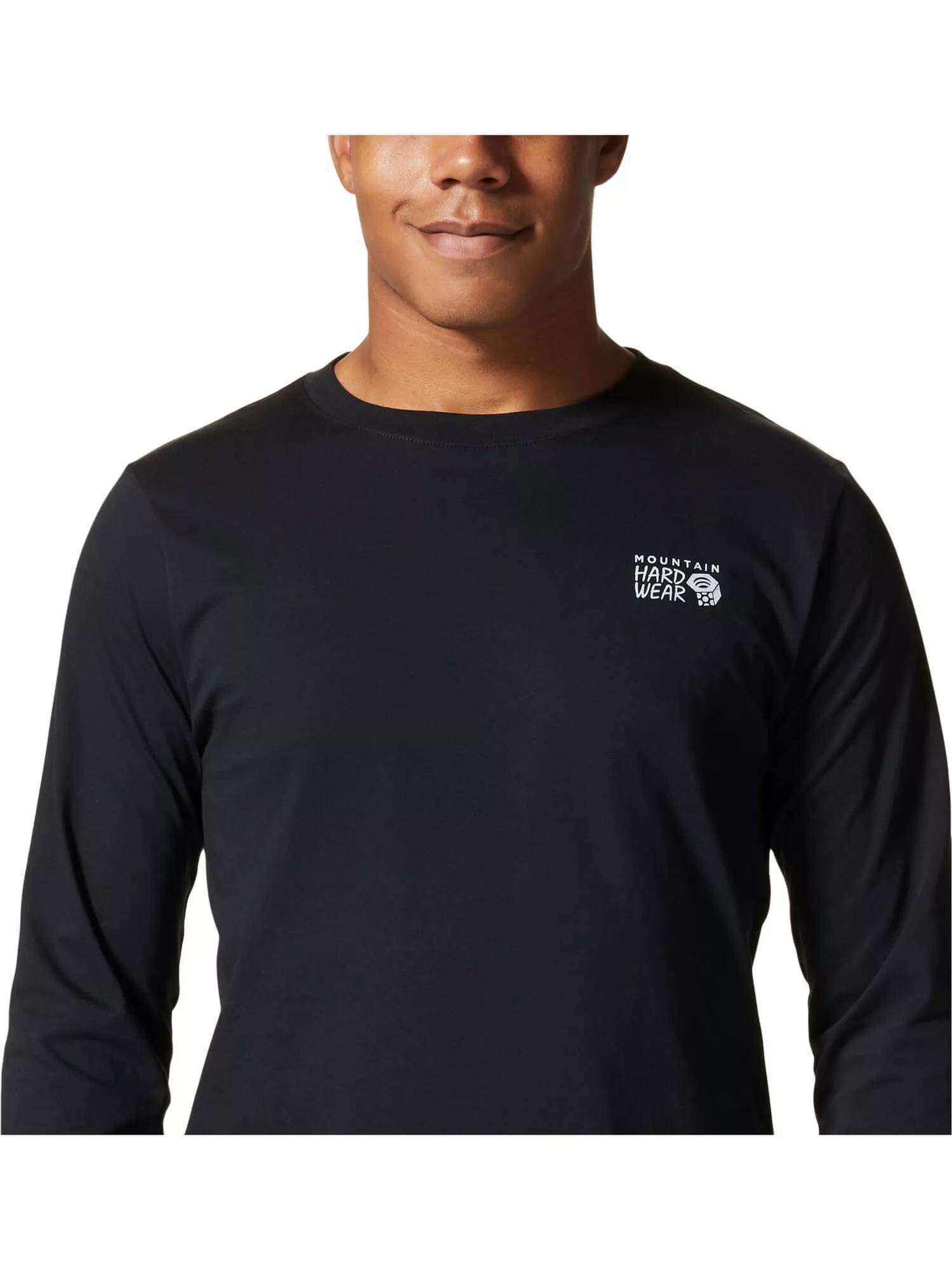 Langarm T-Shirt MHW Back Logo Long Sleeve Herren - Schwarz 4/6