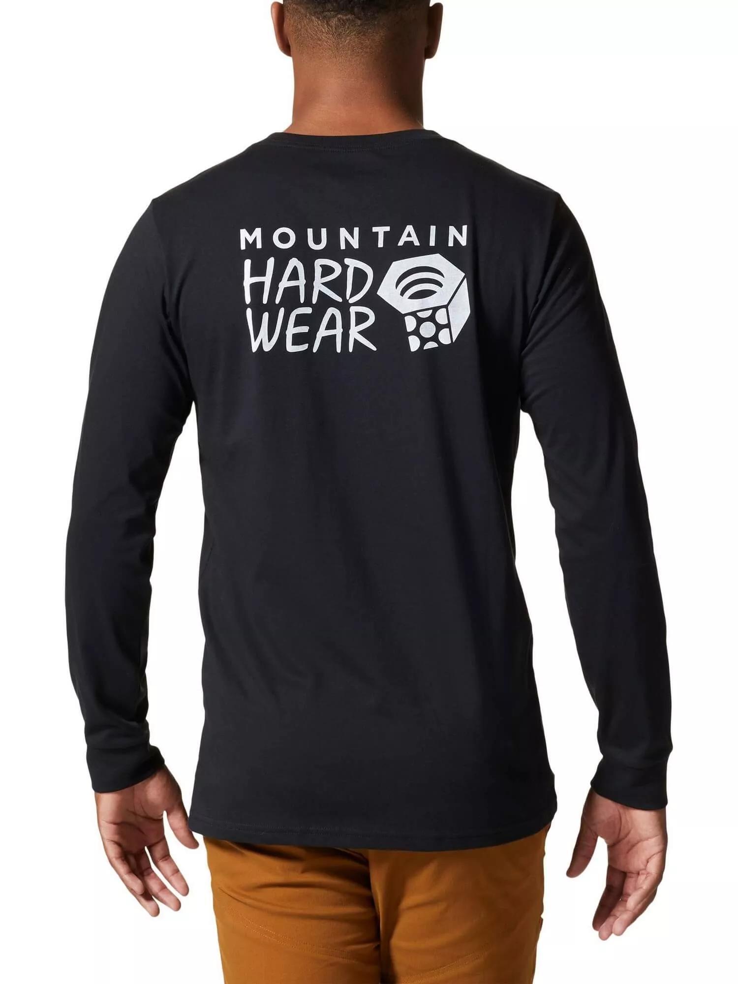 Langarm T-Shirt MHW Back Logo Long Sleeve Herren - Schwarz 2/6