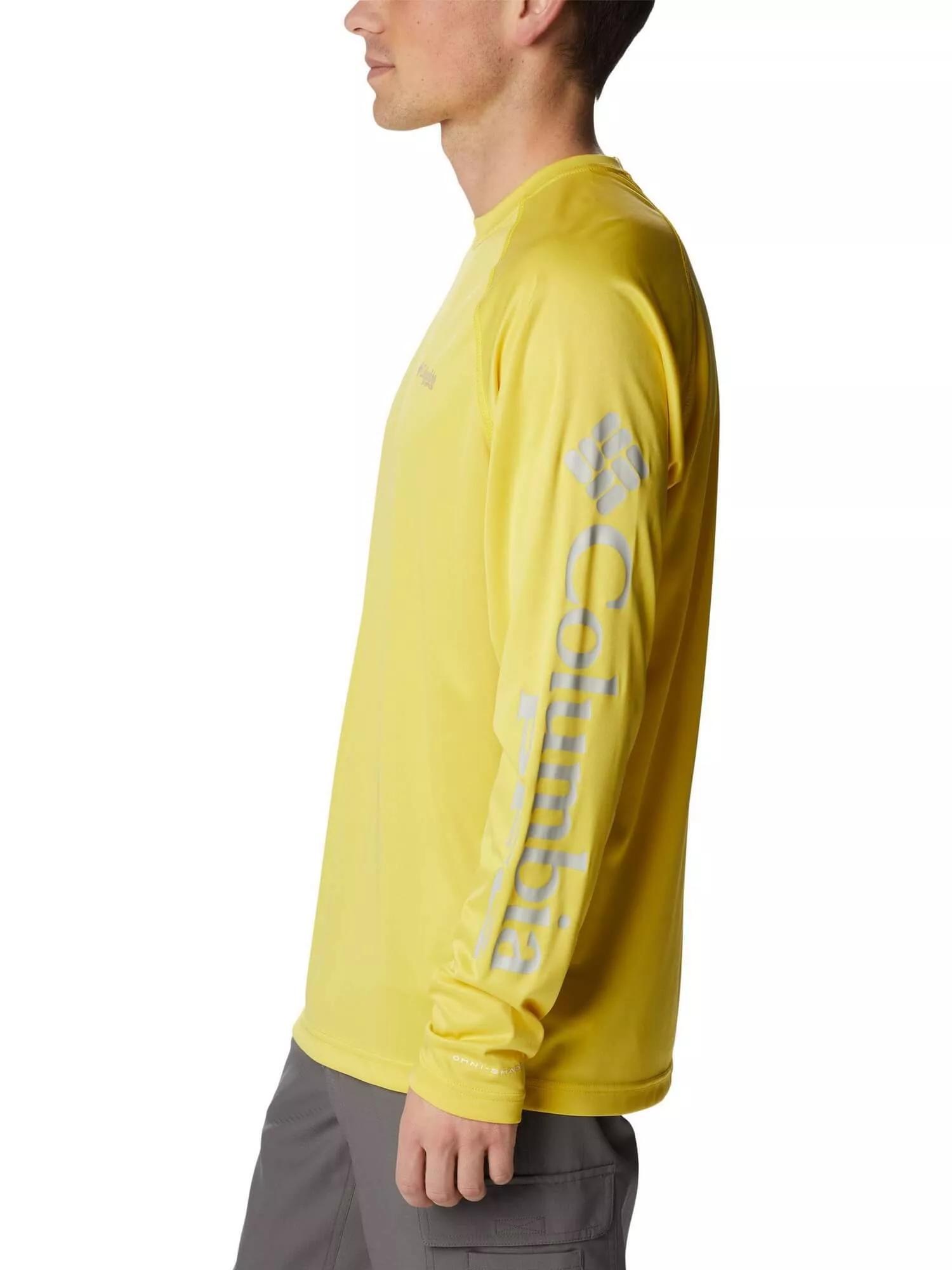 T-shirt sport hommes Terminal Tackle Heather LS 3/5
