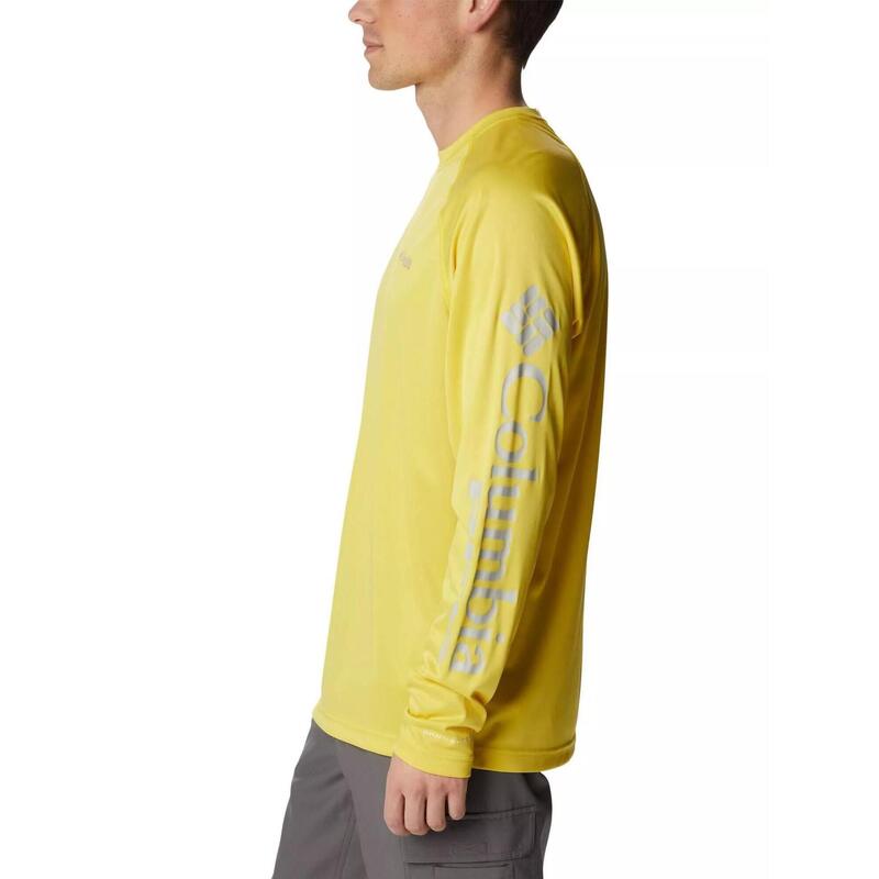 Tricou cu maneci lungi, pentru sport Terminal Tackle Heather LS Shirt barbati
