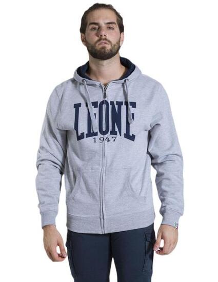 Felpa da uomo con cappuccio e zip Leone 1947 Apparel