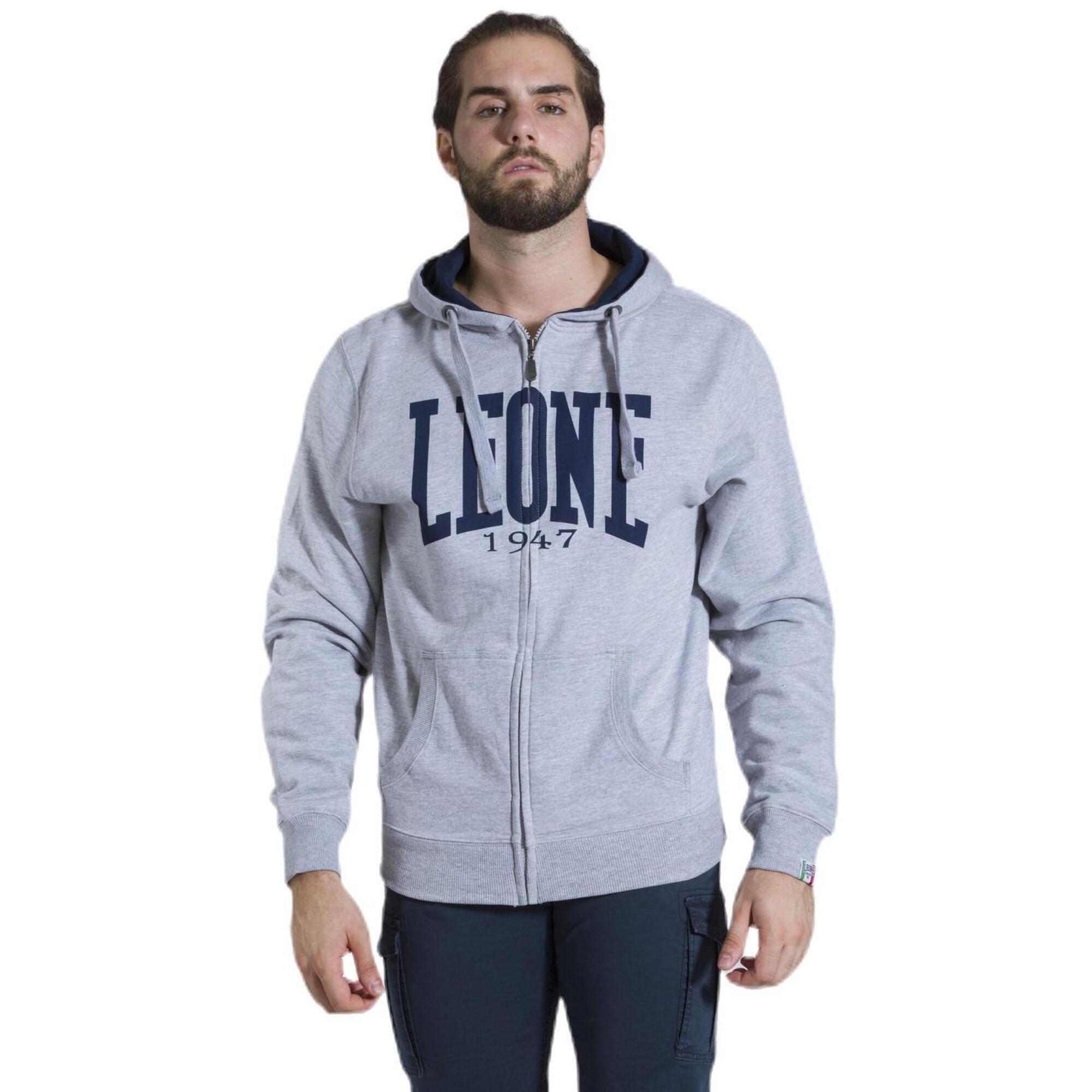 Męska zapinana na zamek bluza z kapturem Leone 1947 Apparel