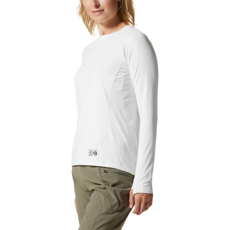 Tricou cu maneci lungi, pentru sport Crater Lake Long Sleeve - gri femei
