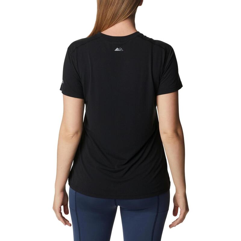 W Endless Trail Running Tech Tee női rövid ujjú sport póló - fekete