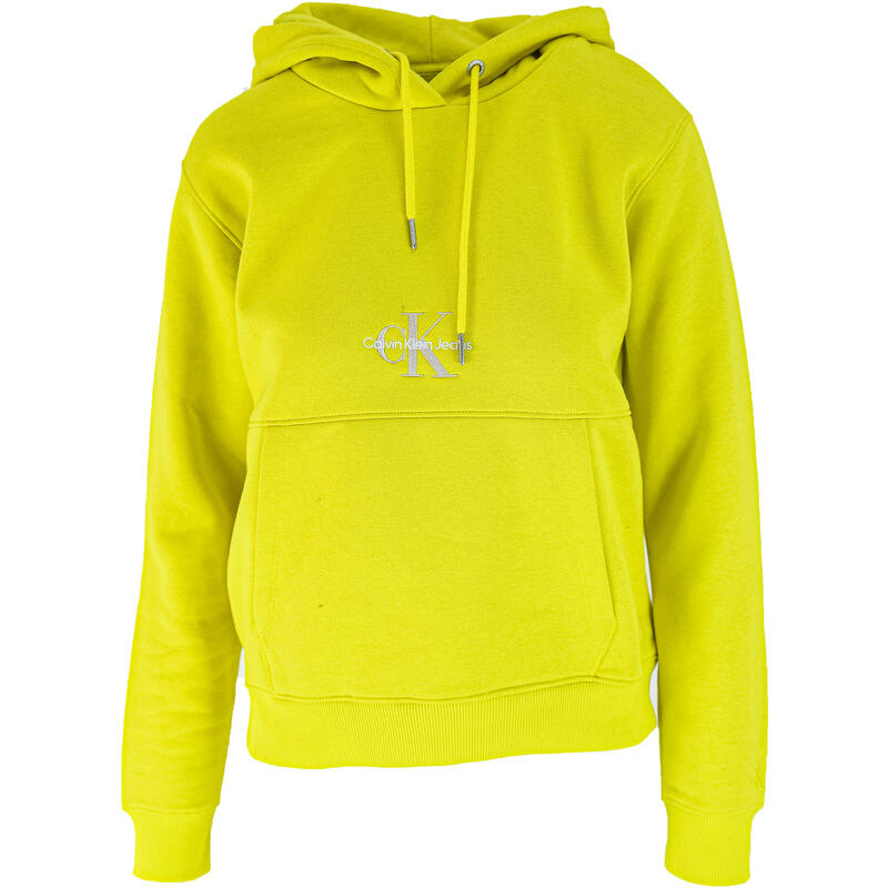 Hanorac femei Calvin Klein Monologo Hoodie, Galben