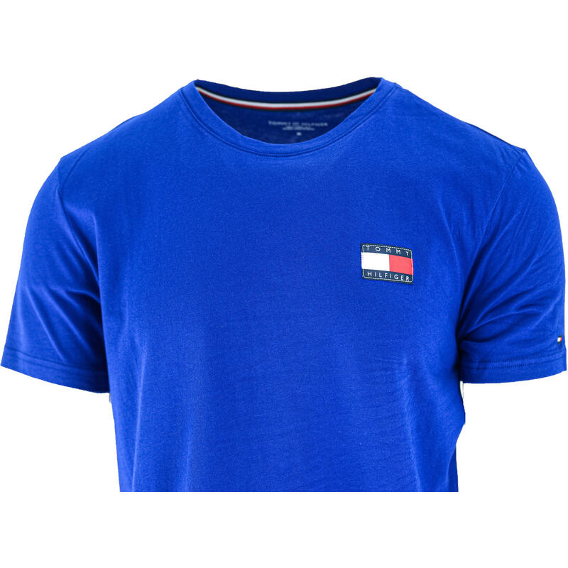 T-Shirt Tommy Hilfiger Tommy 85 Logo Relaxed Fit, Azul, Homens