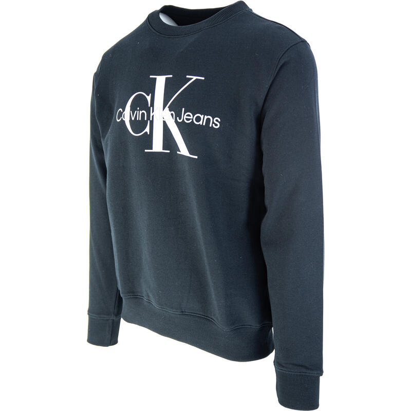 Sudadera Calvin Klein Core Monogram Hombre. Color Negro