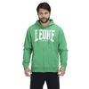 Leone Basic herenhoodie met rits, zonder sweatshirt