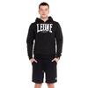 Leone Basic herenhoodie met rits, zonder sweatshirt