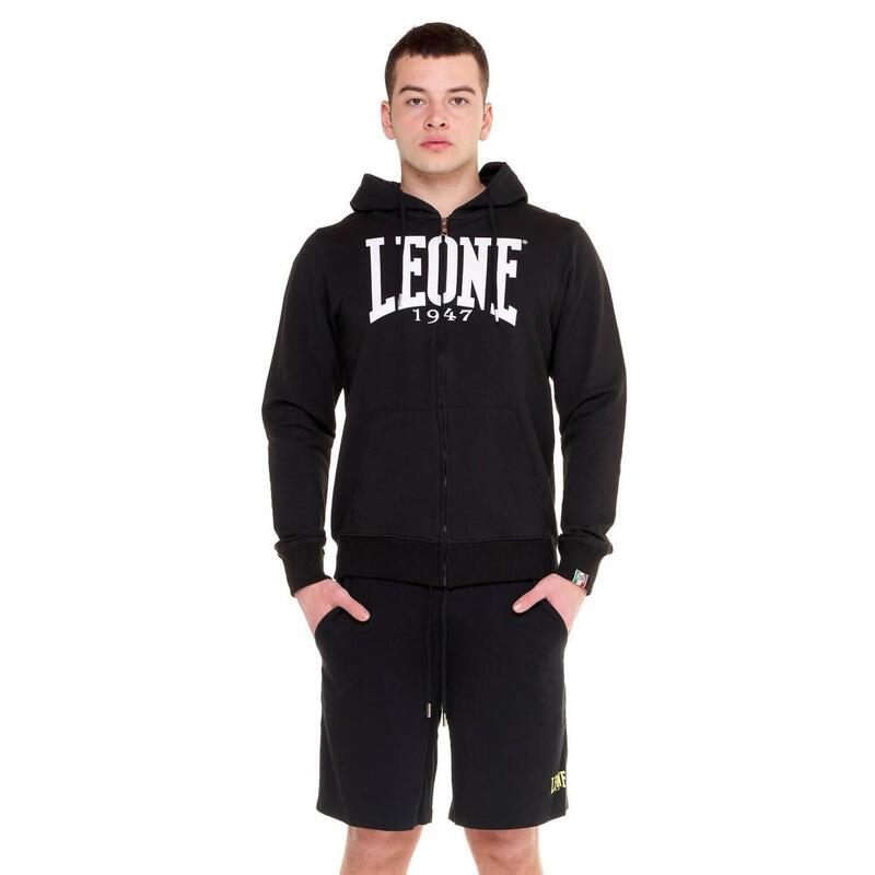 Sweat homme avec capuche et zip Leone 1947 Apparel