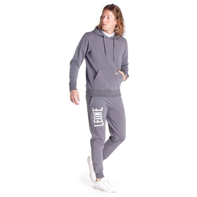 Sweat basique pour homme avec capuche et petite poche logo
