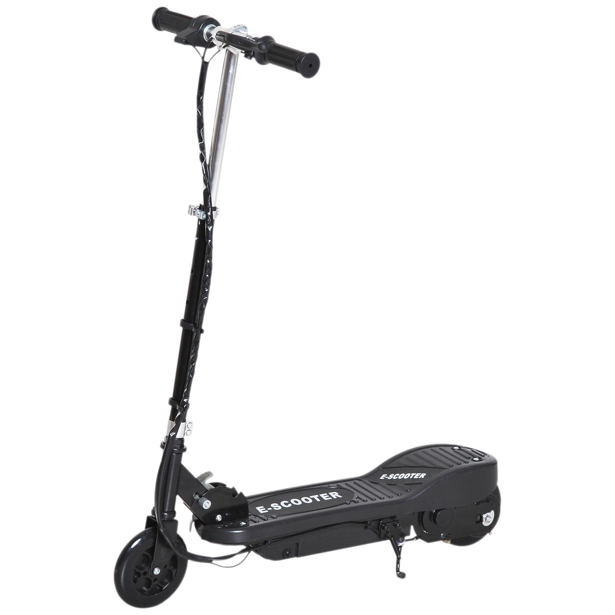Trotinete elétrica 74x36x73-91 cm preto homcom