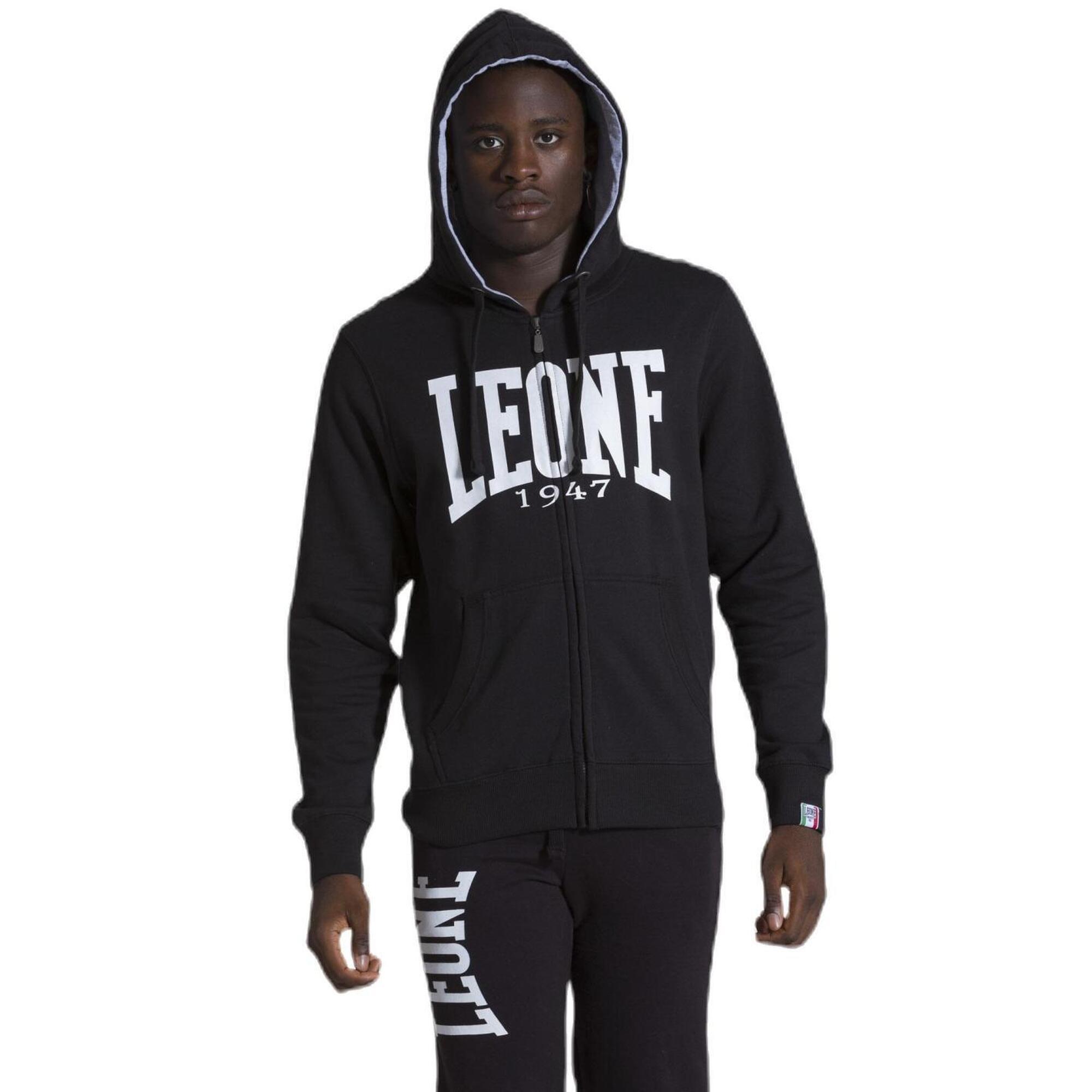 Męska zapinana na zamek bluza z kapturem Leone 1947 Apparel