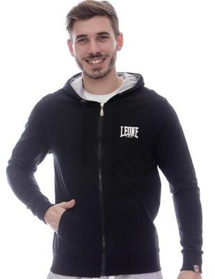 Felpa da uomo con cappuccio e zip Leone 1947 Apparel