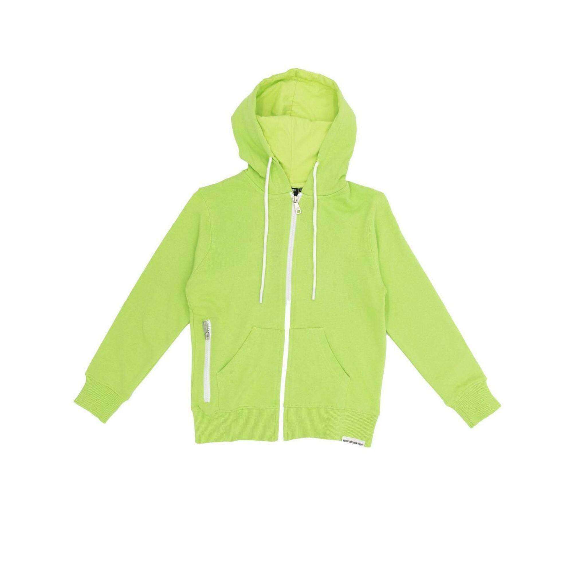 Leone 1947 Apparel - Sweat À Capuche Fight Fluo Zip Enfant - Sweat-shirt - Vert - Decathlon