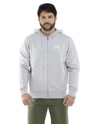 Leone Basic Sweat à capuche zippé sans sweat-shirt pour hommes