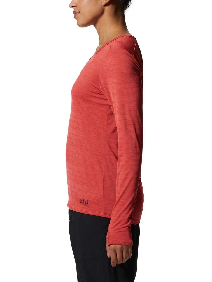 Koszulka sportowa damska Mountain Hardwear Mighty Stripe z długim rękawem