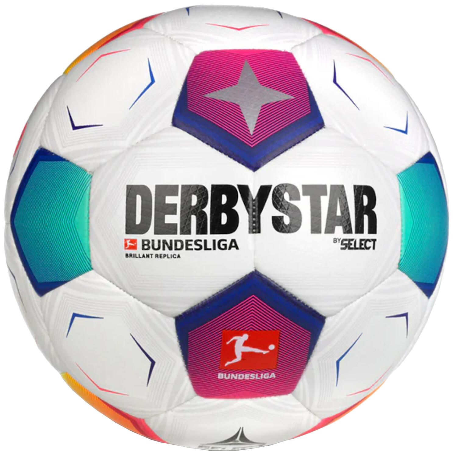 Derbystar - Ballon De Football Derbystar Bundesliga Brillant Replica V23 Fifa Basic Ball - Ballon De Foot - Blanc - 4 - Decathlon