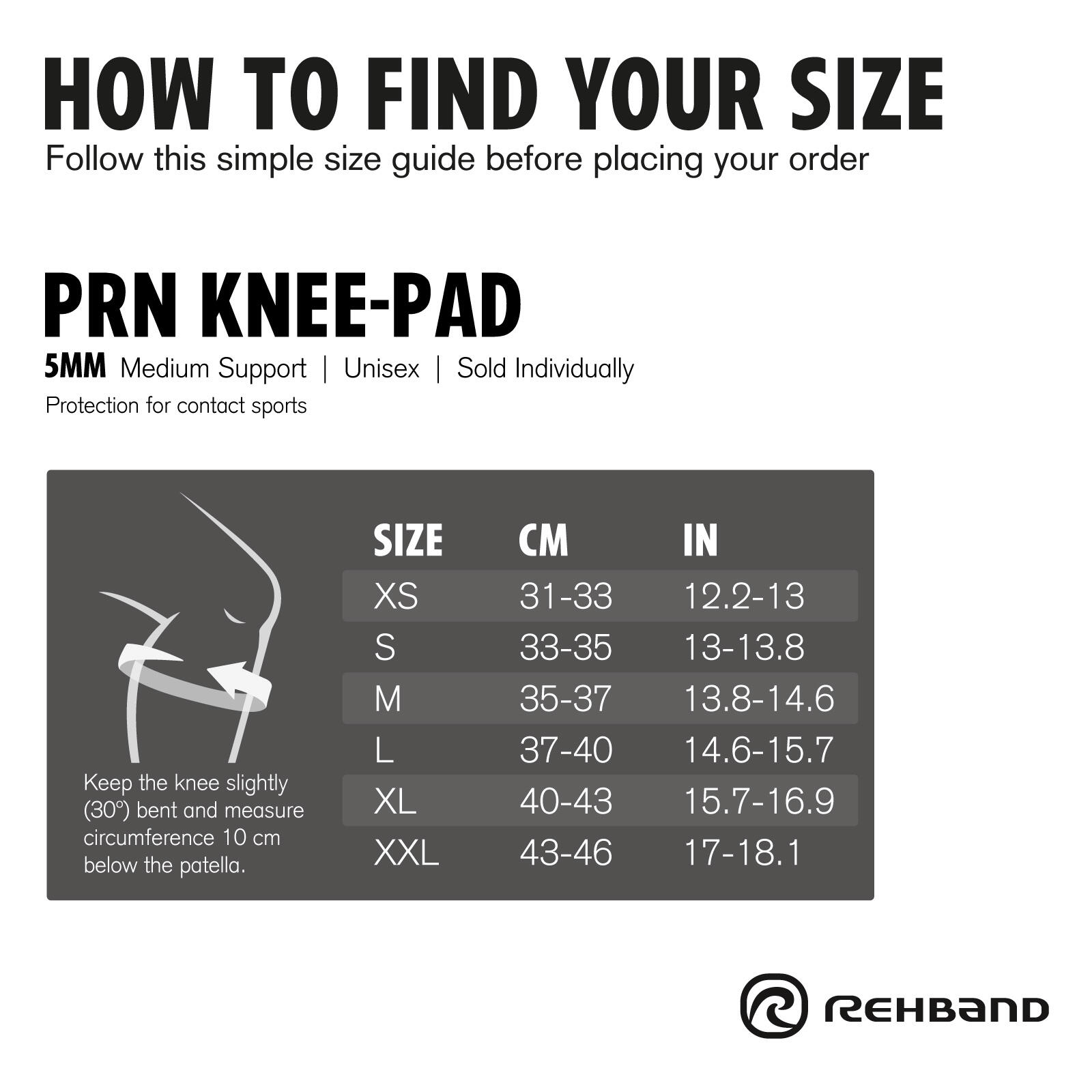 Rehband PRN Kniebeschermer Zwart 5/5