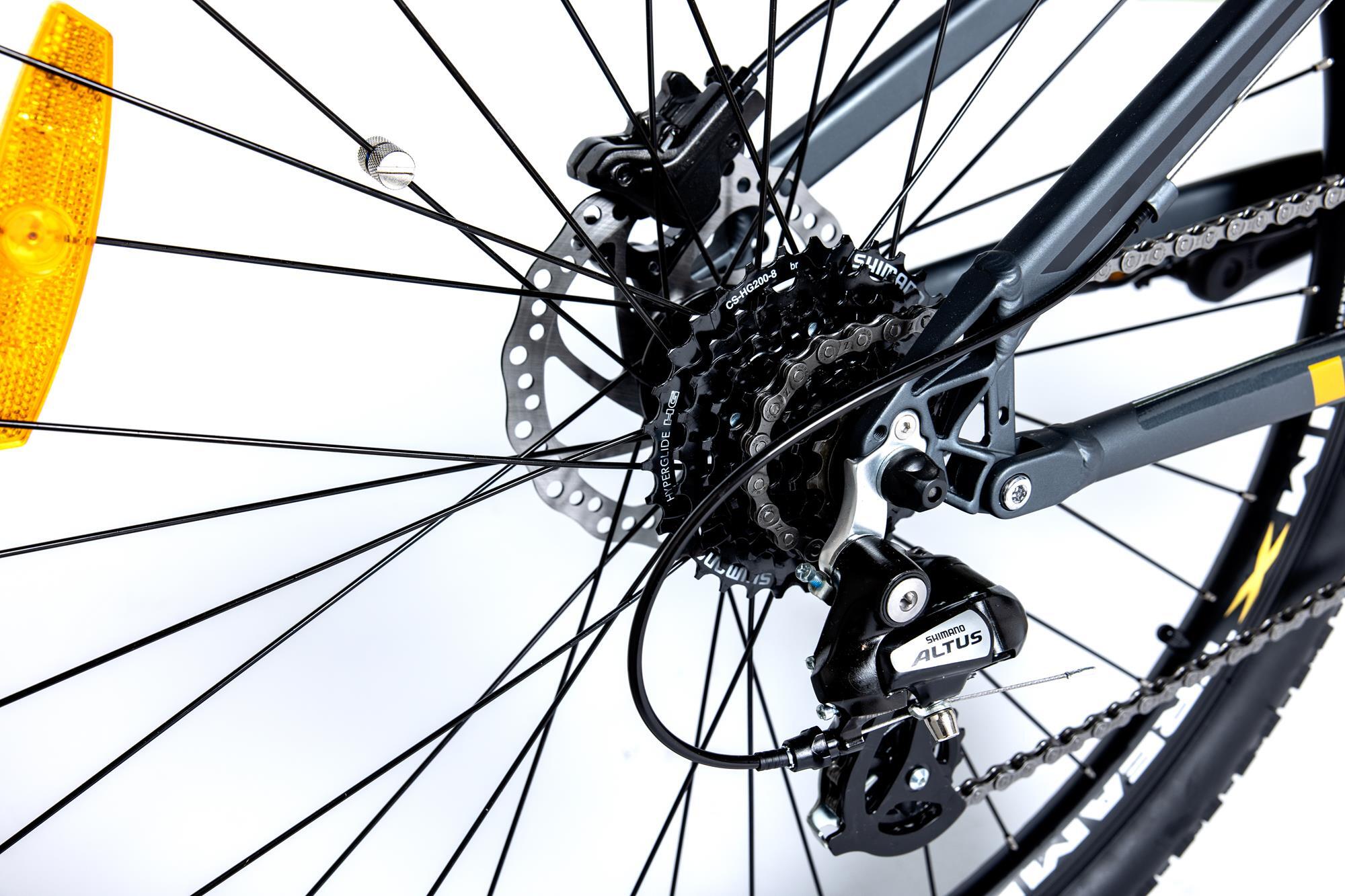 Rower elektryczny górski z pełnym zawieszeniem E-MTB 27.5'' PRO silnik centralny 2/7