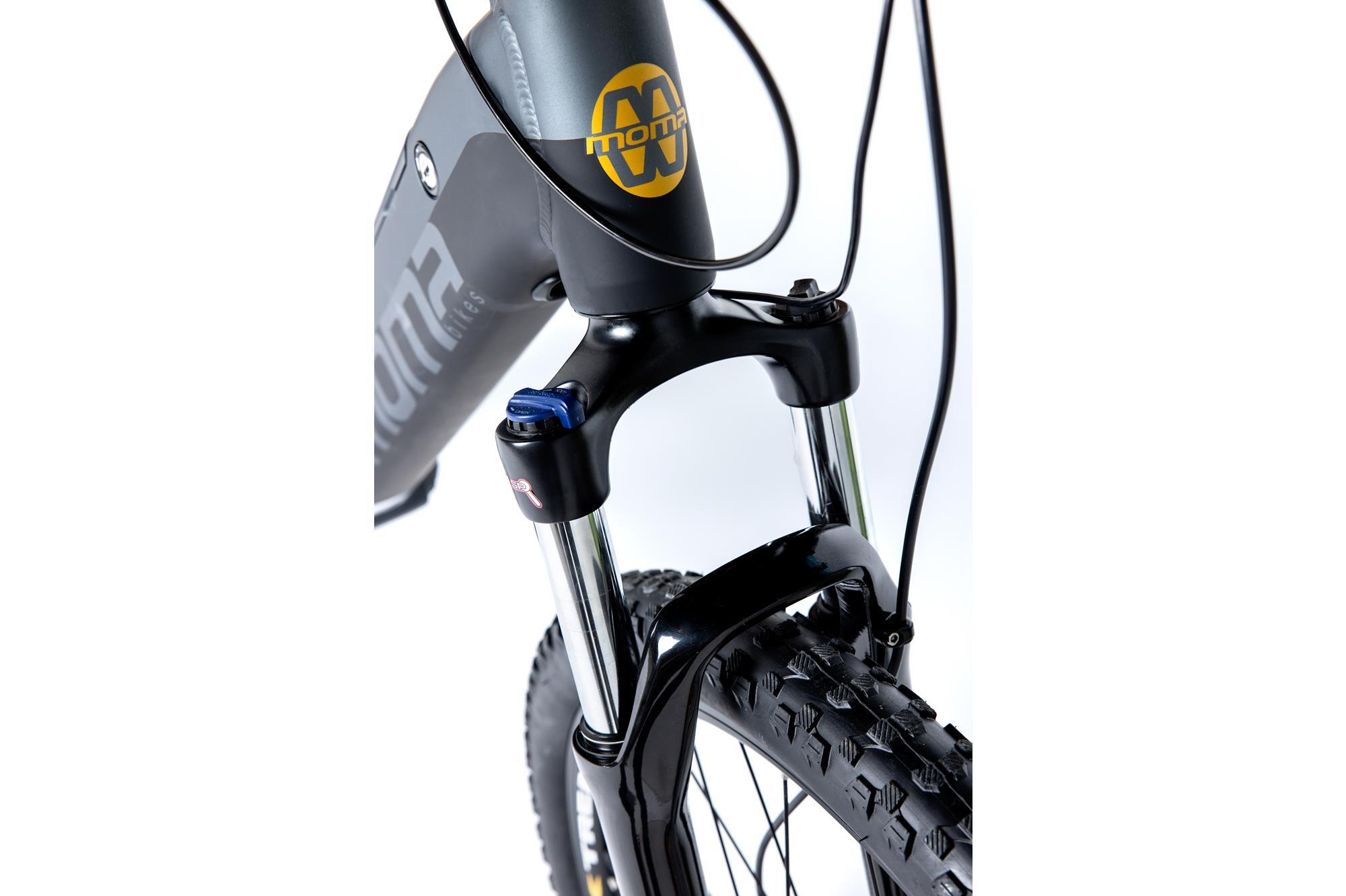 Rower elektryczny górski z pełnym zawieszeniem E-MTB 27.5'' PRO silnik centralny 5/7