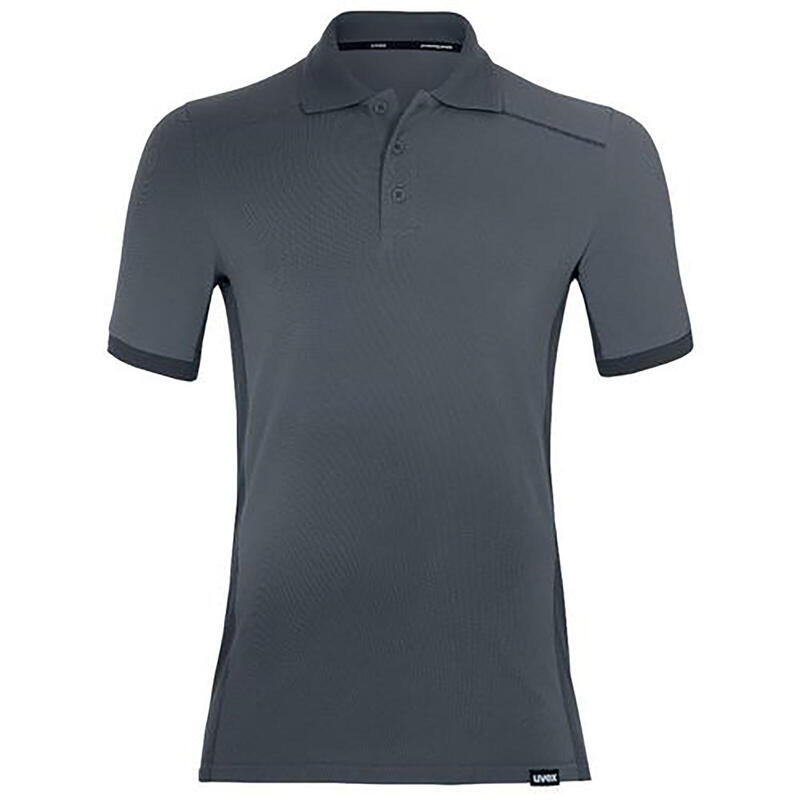 uvex Poloshirt suXXeed industry grau, anthrazit Gr. S