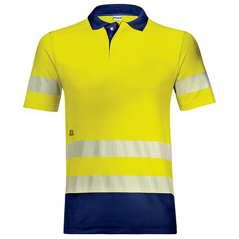 uvex Poloshirt Construction gelb, warngelb Gr. 3XL