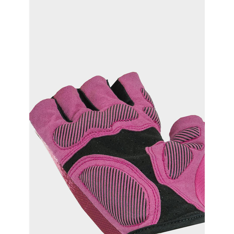 [Parent-child outfit Style] Adult's Half Finger Gel Pad Training Glove - Red