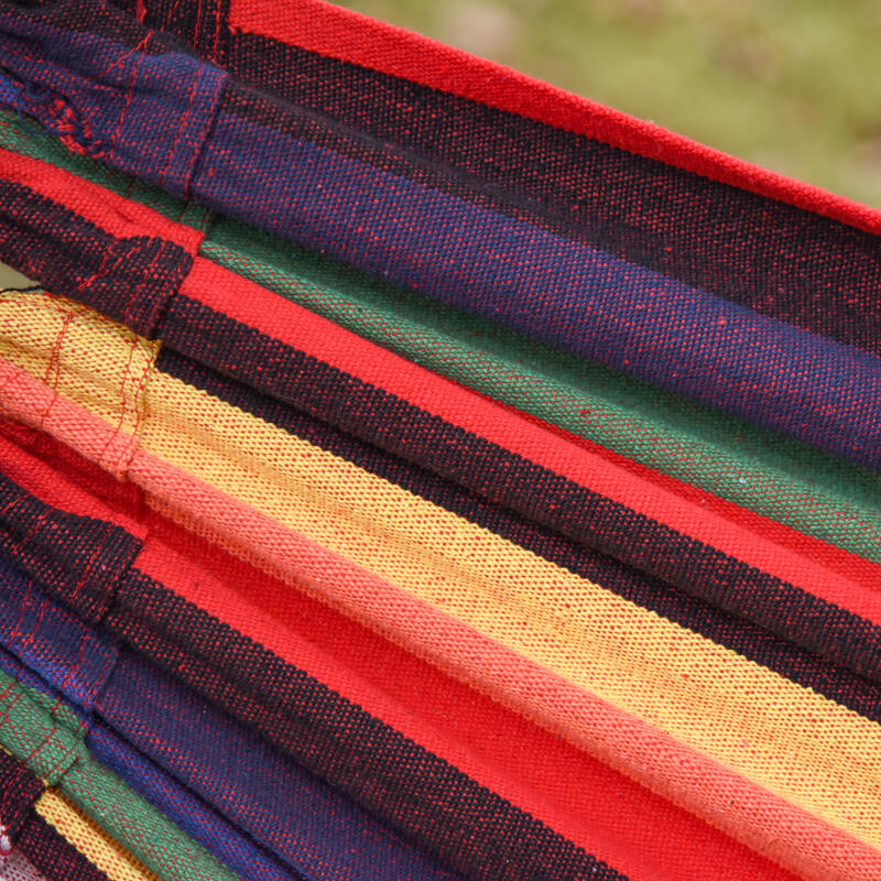 Hamaca de Algodón Outsunny 290x150 cm Multicolor