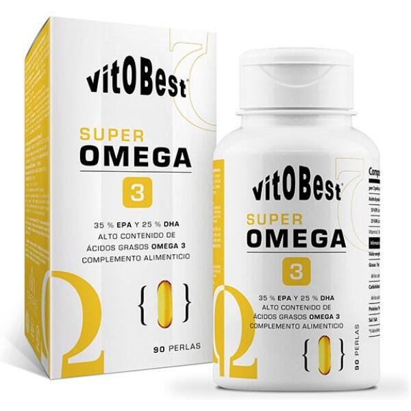 Pre-entreno Super Omega 3 90 Perlas  - Vitobest