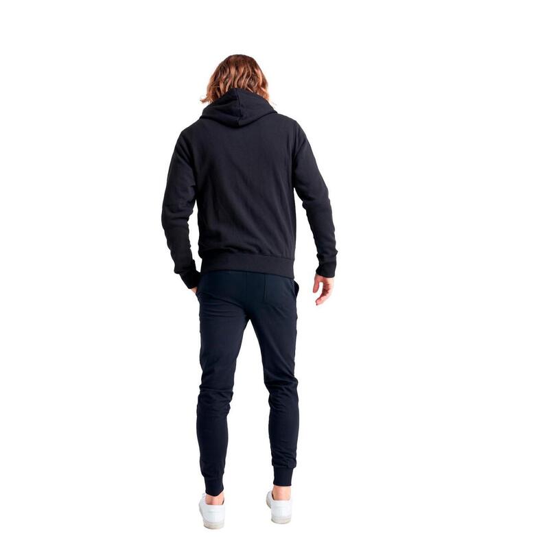 Felpa da uomo cappuccio e full zip logo piccolo Basic